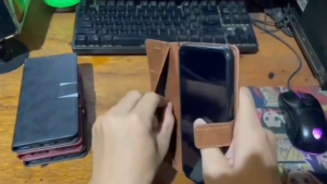 Casing Dompet Wallet & Flip Cover Leather Premium untuk Infinix Hot 50 Pro Plus & Xiaomi Redmi Note 14