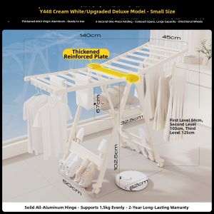 MINGZHI | Multi-function Butterfly Aluminum Drying Rack