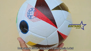 Bola Sepak EURO 2024 Jahit Mesin Lokal Kualitas Terbaik