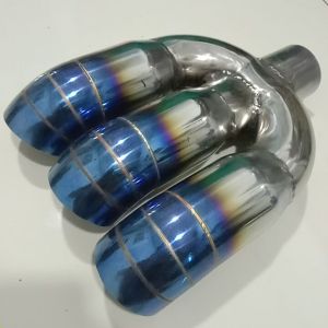 KNALPOT MOBIL TURBO SUOS CABANG TIGA STAINLESS