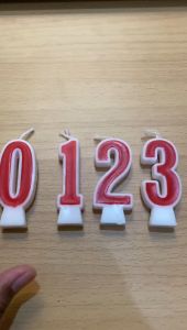 Lilin Angka Ulang Tahun Top Merah Putih Grosir