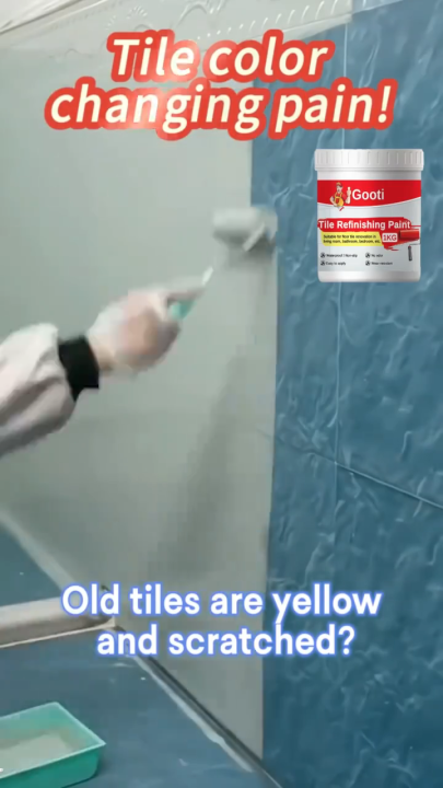 GOOTI Tile Renovation Paint Bathroom Floor Tiles Waterborne Paint