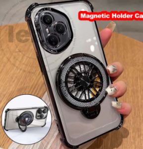 Case Realme 15 Pro Plus Pro+ 15T 5G Realme15Pro 5G Case with Magnetic Stand Holder Soft Shockproof Clear Luxury New Design