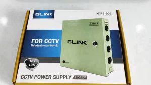 GLINK Switching Power Supply BOX  12V 10A 9CH 120W รุ่น GIPS-005 แบบตู้ ชุด Power Supply สำเร็จรูป รับสมัครดีลเลอร์ทั่วประเทศ