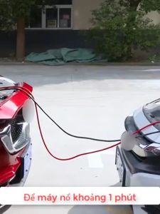 Bộ dây câu Sạc bình ắc quy khi bị hết điện - khởi động acquy xe hơi 2000A loại 3 mét hoặc 4 mét