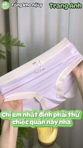 Combo 10 Quần Lót Su Lụa Băng Chữ Air Quần Lót Tàng Hình Mát Lạnh Mềm Mại Co Giãn Tốt Size 40-70Kg