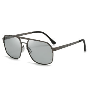 New Style Square Polarized Sunglasses With Classic Double Bars Ultra-light Sun Protection Driving Sunglasses 5148