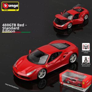 Bburago | Ferrari 488 GTB Alloy Car Model 1:18