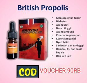 British Propolis Asli JAMINAN ORI GARANSI!! Suplemen Daya Tah British Propolis Original Asli Bpom