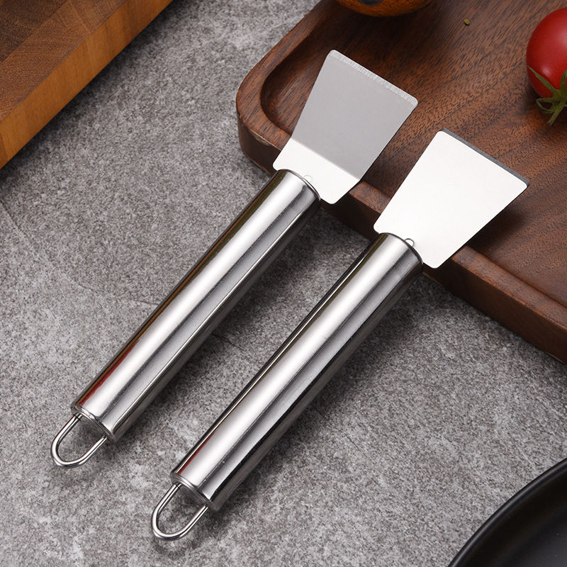 【On Sale】Stainless Steel Cleaning Shovel Steak Pizza Cooking Spatula Tile Floor Seam Scraper Glass Glue Remover Shovel