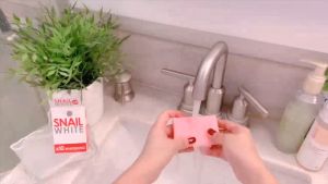 Double-layer Facial Foaming Mesh Net Facial Cleanser Handmade Foam Soap Bag