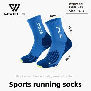 WRELS | Anti-Slip Thick Padded High Ankle Sports Socks