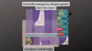 Gorden Emboss Polos Minimalis Hordeng Gordeng Mewah Embosh Termurah LP