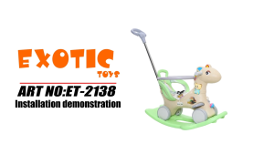 Mainan Anak Sepeda+Kuda-Kudaan Exotic 2in1 ET 2108 Rocking Horse // 2110 // et3114 // Smart Start Multifunction Rocking Chair 10in1 Sepeda Mainan Multifungsi Mainan Anak Tosca Dan Pink - Lazada