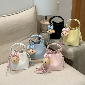 clu Large capacity handbag for women simple lazy style versatile shoulder bag commuting Bucket bag ulc