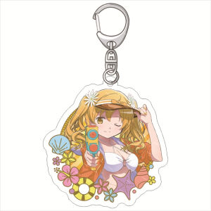 Bandai | Anime Puella Magi Madoka Magica Acrylic Móc Khóa 55MM Kaname Madoka Akemi Homura Miki Sayaka Tomoe Mami Hình Mặt Dây Chuyền Quà Tặng