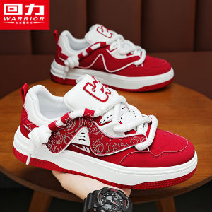 Warrior | Red Birthday Year Spring Sport Leisure Design Thick Sole Youth Large Size Shoes