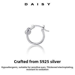 DAISY DREAM | High-Grade 925 Silver Hoop Earrings