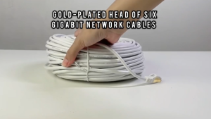 MUSIX Kabel Ethernet Gigabit Kategori 6 untuk pemantauan router komputer CAT6 30m/50m