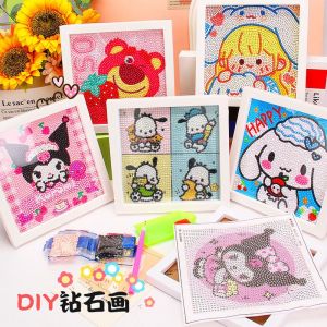 Duocoo ✅Ready✅หมา Yugui คริสตัลครอสติชภาพวาดเพชร / ภาพครอสติสคริสตัล ภาพวาดเพชร / diamond painting DIY ภาพติดเพชรพร้อมกรอบรูป / ของขวัญ