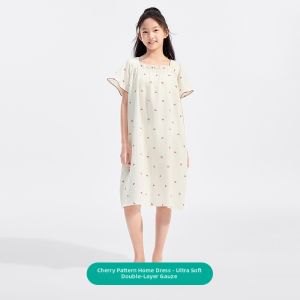 Purcotton | Ultra-Soft Double-layer Gauze Home Dress Girl