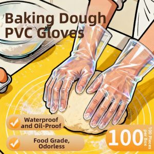 Intco | Disposable High Elasticity Thick Durable Food Grade PVC Gloves