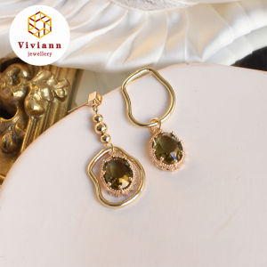 Viviann Original Design Star Moon Earrings Silver Fashion Simple Pearl Earrings Simple Piercing Stud Earrings for Women Star Moon Zircon Silver Cartilage Asymmetry Pendiente Jewelry