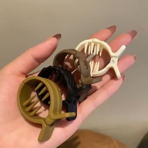 【PCWFKef】 คลิปหนีบผมหางม้าสูง1ชิ้นกิ๊บหนีบผมทรงมนหางม้าสูงสำหรับผู้หญิงกิ๊บหนีบผมด้านหลังขนาดเล็กแบบหนีบผม