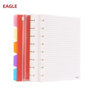 Sổ Tay Nạp Lại Discbound A5 120 Tờ Chèn Lót Nhanh Có Ngăn Đựng Chất Kết Dính Cho Sách Kế Hoạch