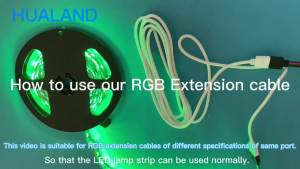 15 cái cáp nối dài RGB màu trắng 0.3M 0.98ft 4 màu đầu nối LED bộ nối RGB dây nối LED cho dải đèn LED SMD 5050 3528 2835