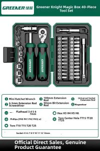 Rapid Ratchet Wrench Screwdriver and Hex Bits Socket Set
