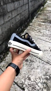 Ventela New Public Low Black Premium Sepatu Sneakers Pria Wanita Casual Kekinian Size 36-43