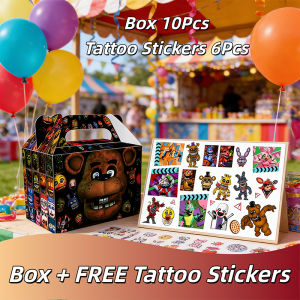 Five Nights at Freddys Boxes Combination FNAF Cartoon Figure for Packing Candy Popcorn Cookies Snack Birthday Party Supplie Set