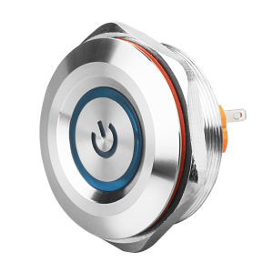 LANBOO | Waterproof Push Button Switch 40mm IP65 with Light Stainless Steel