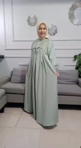GAMIS TERBARU LEBARAN 2023/PAKAIAN MUSLIMAH TERBARU/DRESS WANITA/BAJU MUSLIM/GAMIS KEKINIAN
