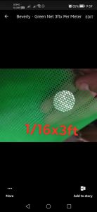 Green pvc fencing net good for any agricultural or gardening materials or roofing per size 30 meters all sizes are available