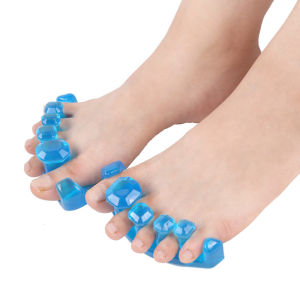 INEOO 1Pair Toe Separator Silicone Bunion Corrector Toe Protector Straightener Spreader Separator Hallux Valgus Corrector