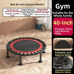 Keluojing | Foldable Indoor Small Family Trampoline with Handrail