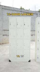 TITUS | Industrial 12-door Steel Locker in Modern Design by Leapify Steel- Waterproof and heavy-duty