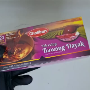 Teh Celup Isi 20 GHOLIBAN Bawang Dayak Asli Kalimantan