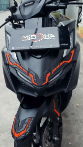 Front Shield Cover Vario 160/Aksesoris Motor Honda/Rubber Karet/Keren Murah
