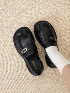 Josiny | Thick Sole Comfortable Loafer Shoes