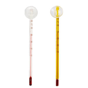 Golden เทอร์โมมิเตอร์ตู้ปลา ปรอทวัดอุณหภูมิน้ำในตู้ปลา แบบติดกระจก Aquarium Thermometer