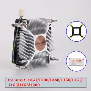CPU Air Cooler Tower Slim 80MM MINI CPU Fan for Intel LGA 1851 1155 1156 1150 1151 1366 1700 1200 Quiet Cooling Fan