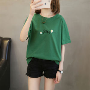 Plus Size Women Clothing Lightweight O-Neck T-shirts Baju Woman T Blouse