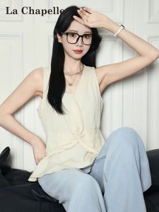 La Chapelle | Sleeveless V-Neck Summer Lightweight Top