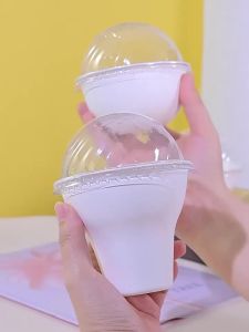 5/10/20/50pcs 5OZ Ice Cream Cup Environmentally Friendly Degradable Disposable Celebrity Dessert Pulp Light Food Paper Bowl
