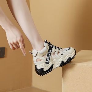 Da Dong Womens Breathable Leather Sandals Summer 2025 Sporty Casual Cross-Band Korean Style round Toe Deep Mouth PU Footbed