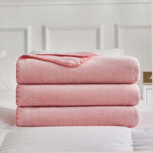 Summer Lightweight Pure Color Flannel Blanket