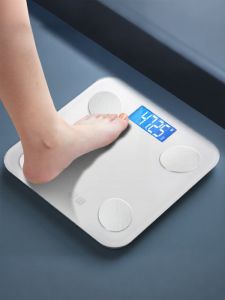 Portable Small Electronic Body Fat Scale for Women High Precision Rechargeable Home Use Health Fitness Weight Analyzer